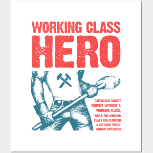 Working Class Hero Posters and Art